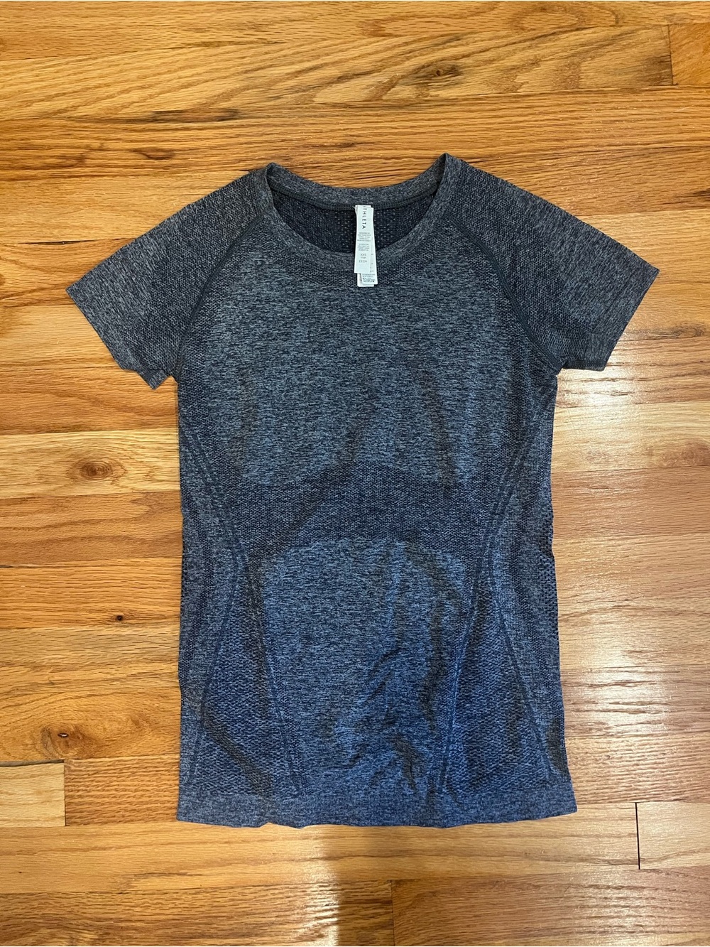 Athleta Momentum Seamless Tee - Heather Gray